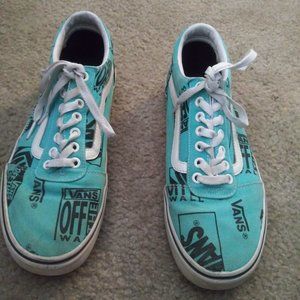 Light Blue Vans Sneakers
